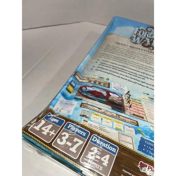 NEW - Forgotten Waters Board Game - Damaged Box